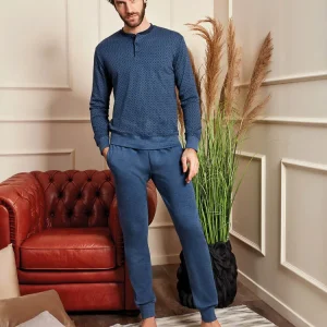 Pigiama in caldo cotone stampa quadretti