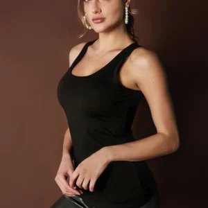 Canotta in cotone elasticizzato