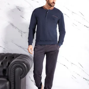 Pigiama in caldo cotone stampato