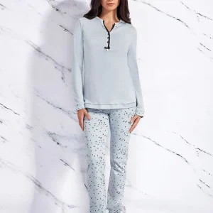 Pigiama in caldo cotone stampato