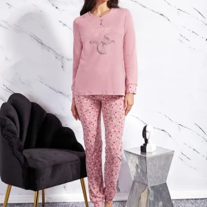 Pigiama in caldo cotone stampato