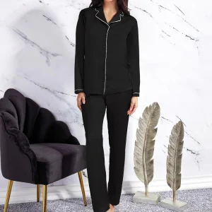 Pigiama giacca aperta in viscosa