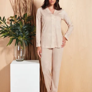 Pigiama giacca aperta in modal