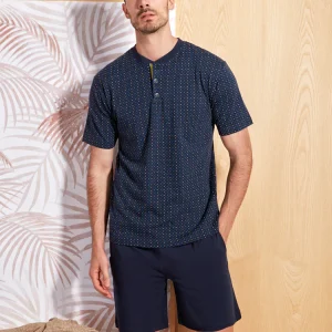 Pigiama corto in cotone