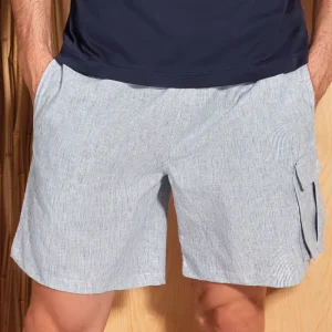 Pantalone corto in popeline