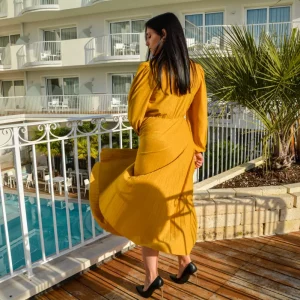 Abito lungo plissettato Frivolité