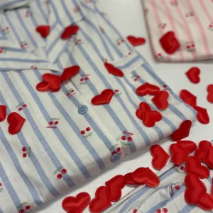 Pigiama Cherry righe