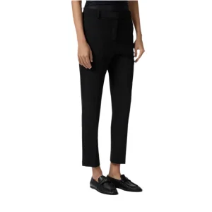 Pinko Pantaloni Donna Nero Zip e Bottone 65% Viscosa 30% Poliammide 5% Elastan Autunno/Inverno V_30602
