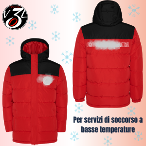 Giaccone con cappuccio CRI