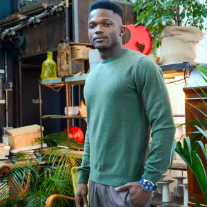 Maglione girocollo  Cashmere Re_branded