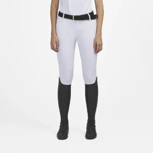 DIAMOND - Pantaloni vita alta donna full grip / bianco