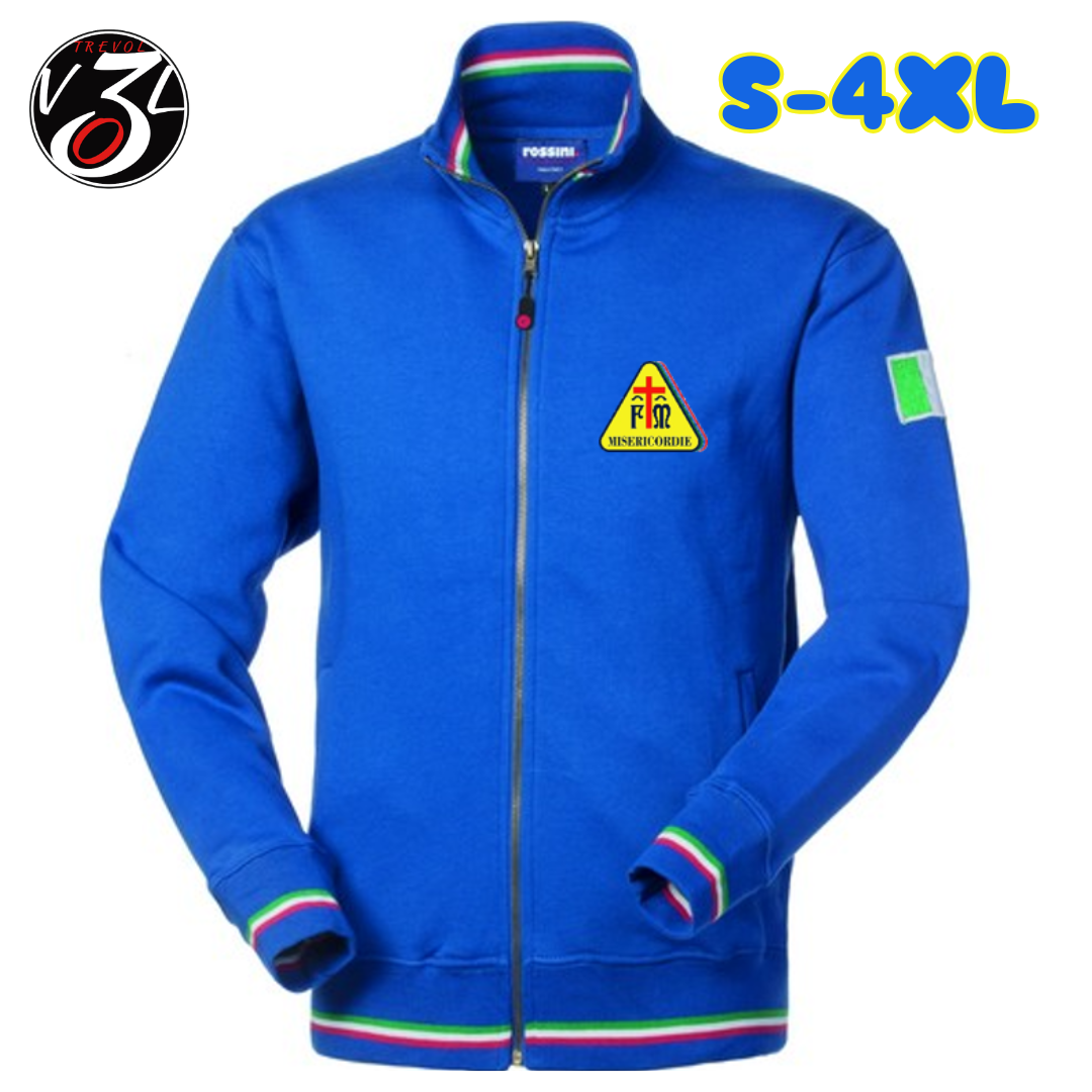 Felpa Tricolore Misericordie - immagine 2