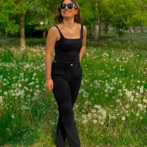 Pantalone Donna Pants Pants Fibra