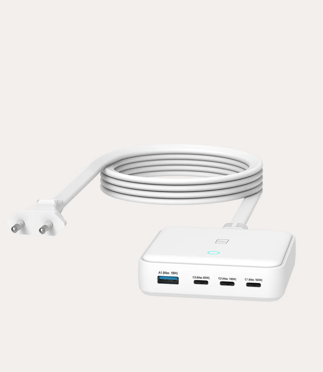 High-speed 100W GaN desktop charger 4 ports - immagine 4