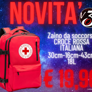 Zaino da soccorso Croce Rossa Italiana