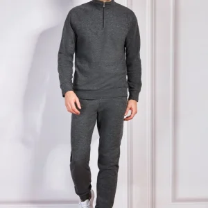 Pigiama in jacquard con zip