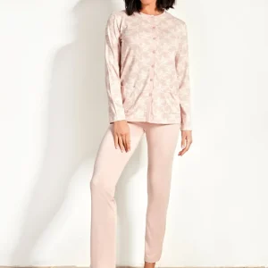 Pigiama giacca aperta in viscosa