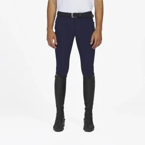 TITANIUM - Pantaloni uomo grip al ginocchio / blu