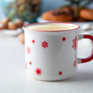 Tazza natalizia vintage rossa