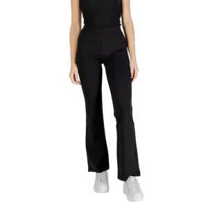 Jacqueline De Yong Pantaloni Donna Nero 66% Viscosa 30% Nylon 4% Elastan Autunno/Inverno 15196908