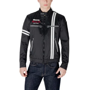 Blauer Giacca Uomo Nera con Zip 25SBLUC01576