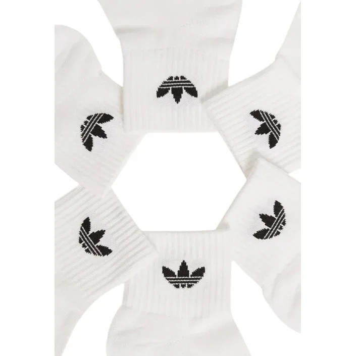 Adidas Calze Uomo Bianco Cotone 65% Elastan 2% Poliestere 32% IJ5627 - immagine 2