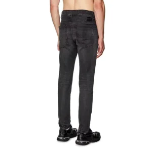 Diesel Jeans Uomo Neri in Cotone 98% Elastan 2% con Lacci Tasche Anteriori e Posteriori Primavera/Estate B_44456