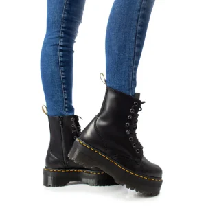 Dr. Martens Stivali Donna Neri con Lacci Dimensioni 4 cm in Pelle 100% Pvc 100% Autunno/Inverno 15265001