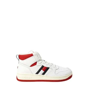 Tommy Hilfiger Jeans Sneakers Uomo Bianche EM0EM00811 - Scarpe Poliuretano 100%