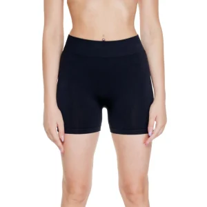 Vero Moda Shorts Donna Neri Monocromo in Poliammide 93% Elastan 7% 475079
