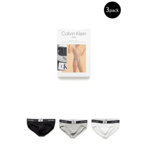 Calvin Klein Underwear Slip Uomo Bianco Stampa 100% Cotone Primavera/Estate 000NB3527A
