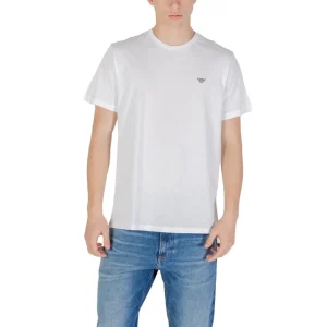 Emporio Armani Underwear T-Shirt Uomo Bianca Manica Corta Scollo Tondo 100% Cotone Primavera/Estate EM000574 AF12331