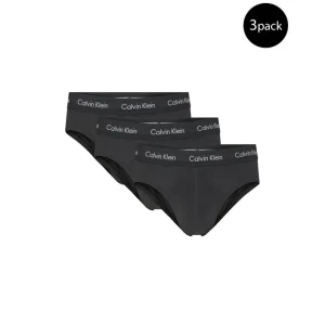 Calvin Klein Underwear Slip Uomo Nero Stampa 95% Cotone 5% Elastan Primavera/Estate WH7_933599_NERO