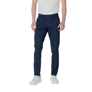 Antony Morato Pantaloni Uomo Blu Zip e Bottone Tasche Anteriori e Posteriori 98% Cotone 2% Elastan Primavera/Estate MMTR00580-FA800199