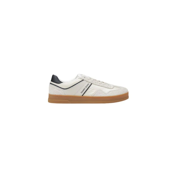Tommy Hilfiger Jeans Sneakers Uomo Bianche EM0EM01606 - Scarpe Pelle 100%