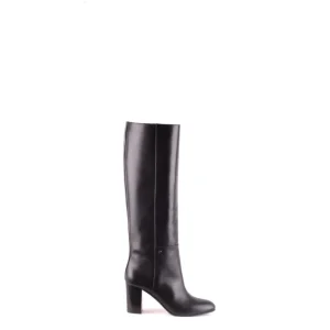 Dsquared Stivali Donna Neri con Tacco Largo in Pelle 100% Autunno/Inverno B_31519