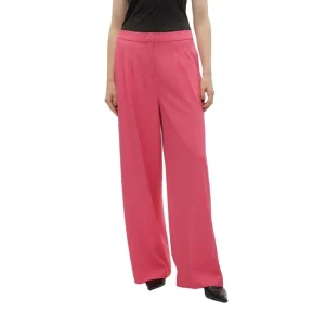 Vero Moda Pantaloni Donna Fucsia Cerniera Elastan 4% Poliestere 96% 10304781