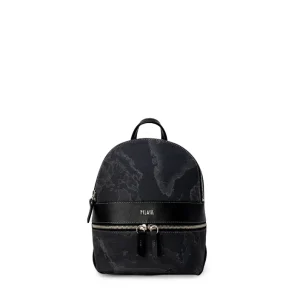 Alviero Martini Prima Classe Zaino Donna Nero in Pelle 40% Cotone 21% PVC 39% 26x19x11cm C D098 6426