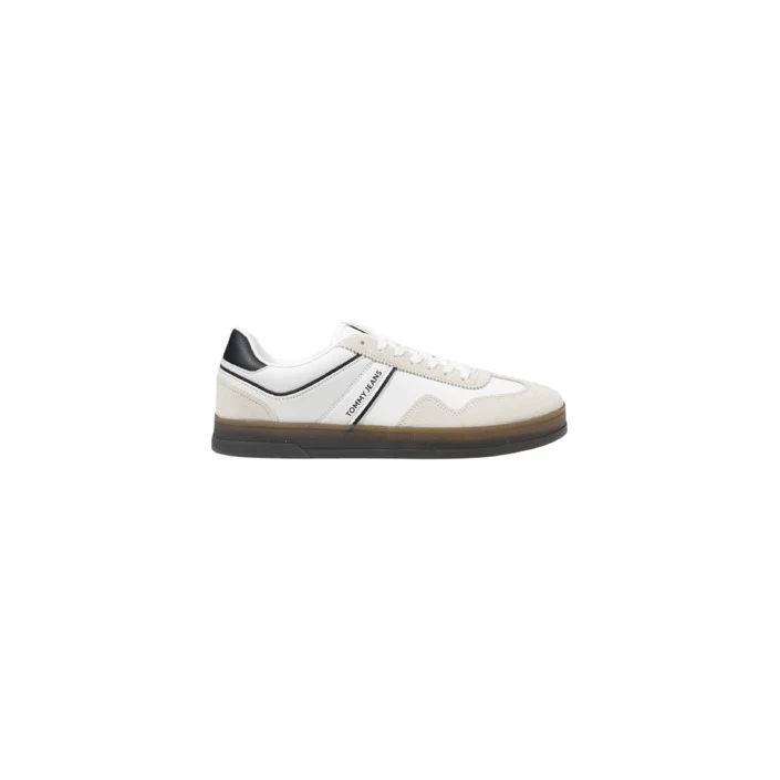 Tommy Hilfiger Jeans Sneakers Uomo Bianche EM0EM01524 - Scarpe Pelle 90% - immagine 2