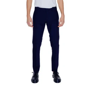 Antony Morato Pantaloni Uomo Blu in Poliestere 78% con Zip e Bottone Tasche Primavera/Estate MMTS00027-FA600255