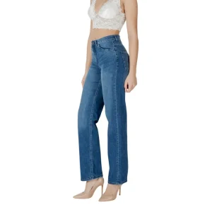 Ichi Jeans Donna Blu con Zip Bottone Tasche Anteriori Posteriori in Cotone 98% Elastan 2% Primavera/Estate 20119128