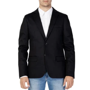 Antony Morato Giacca Uomo Nero Bottoni Bavero Maniche Lunghe Primavera/Estate MMJA00456-FA800156