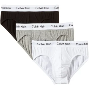 Calvin Klein Underwear Slip Uomo Grigio 95% Cotone 5% Elastan Primavera/Estate WH7_6994136_GRIGIO