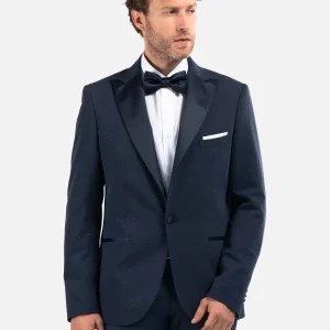 Smoking Blu con Applicazioni All Over