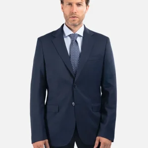 Abito All Season in Twill di Lana Blu