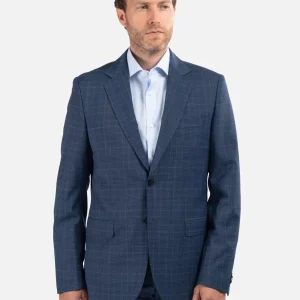 Abito All Season Principe di Galles Blu Melange