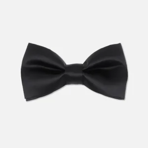 Papillon in Raso Nero Preannodato