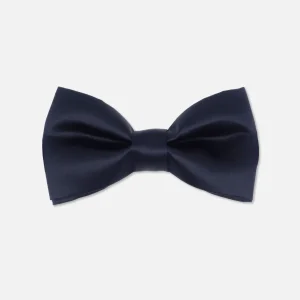 Papillon in Raso Blu Preannodato