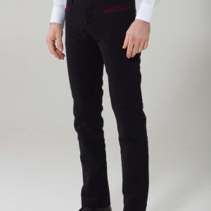 Pantaloni Sardegna Fustagno Nero