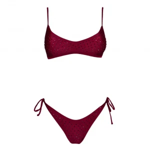 Corpetto Seta Corinne Sangria